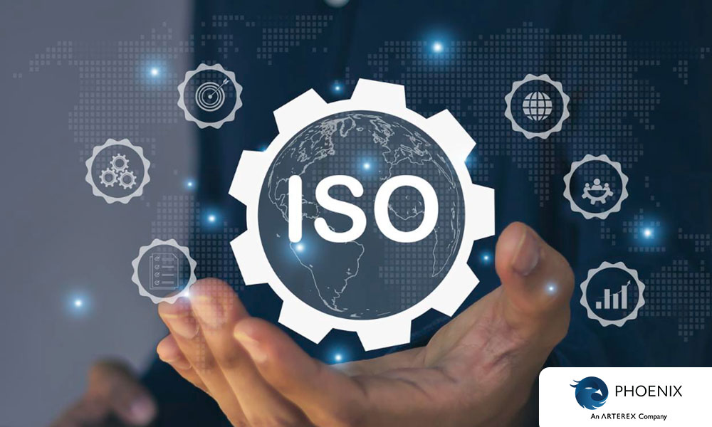 Person Holds Graphical ISO Markup